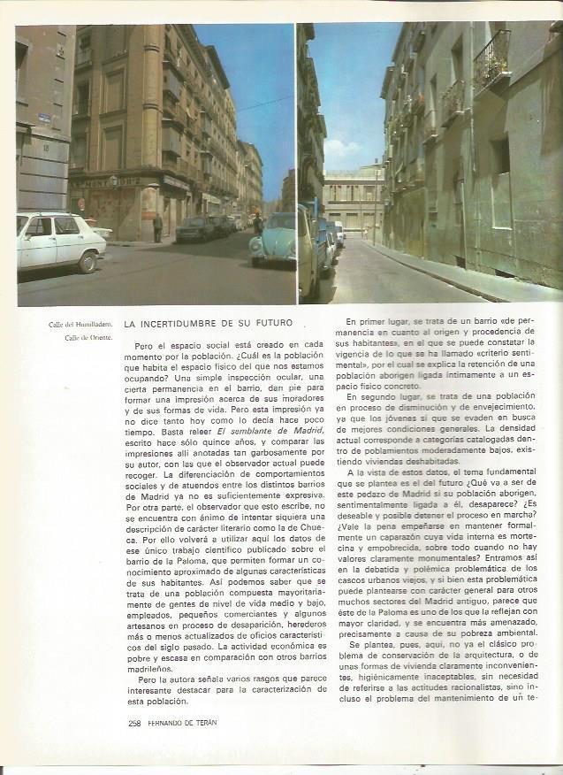 LAMINA 20051: Calles del Humilladero y de Oriente