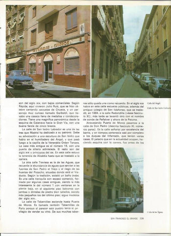LAMINA 20048: Calles del Angel y de San Isidro Labrador