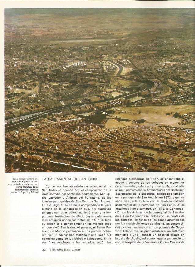 LAMINA 20060: Vista aerea de parte de Madrid