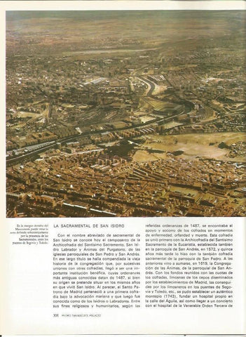 LAMINA 20060: Vista aerea de parte de Madrid