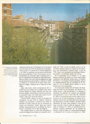 LAMINA 20015: Calle de Segovia