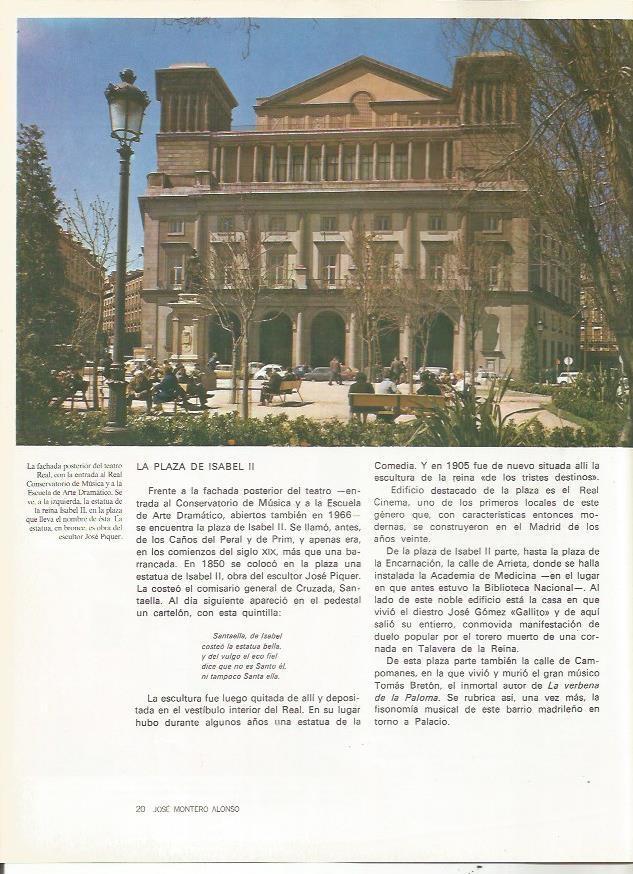 LAMINA 19976: Fachada posterior del Teatro Real