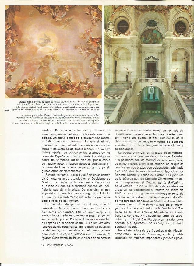 LAMINA 19972: Boveda del Salon de Carlos III y escalera del Palacio Real