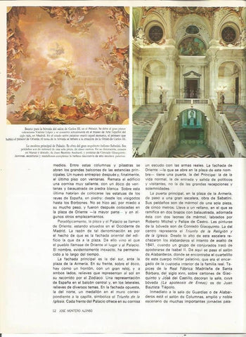 LAMINA 19972: Boveda del Salon de Carlos III y escalera del Palacio Real