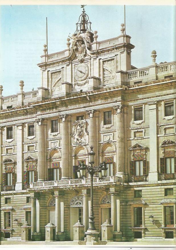 LAMINA 19971: Fachada principal del Palacio Real
