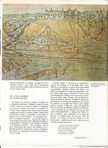 LAMINA 19970: El Alcazar de los Austrias del Codice de Viena