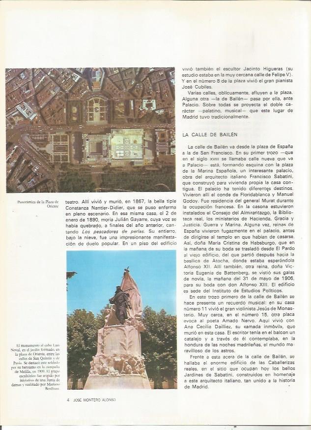 LAMINA 19968: Panoramica de la Plaza de Oriente