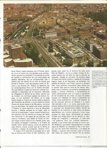 LAMINA 19964: Vista aerea del Paseo del Prado