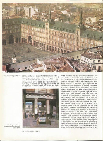 LAMINA 19985: Vista parcial de la Plaza Mayor