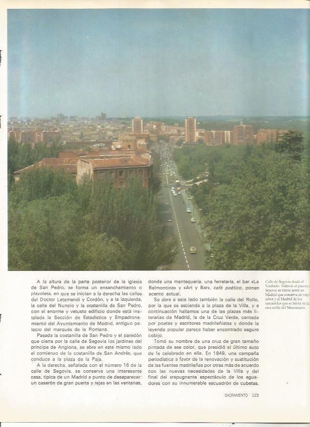 LAMINA 20014: Calle de Segovia desde el Viaducto