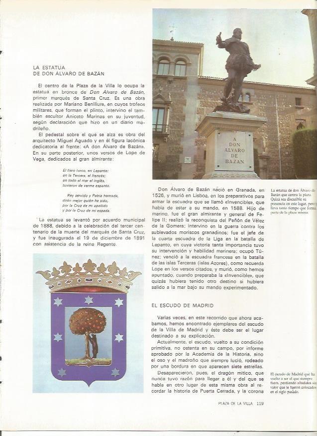 LAMINA 20013: Estatua de Alvaro de Bazan