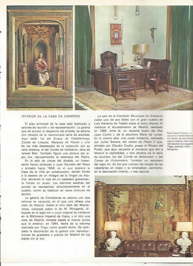 LAMINA 20011: Interior de la Casa de Cisneros