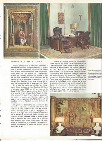 LAMINA 20011: Interior de la Casa de Cisneros