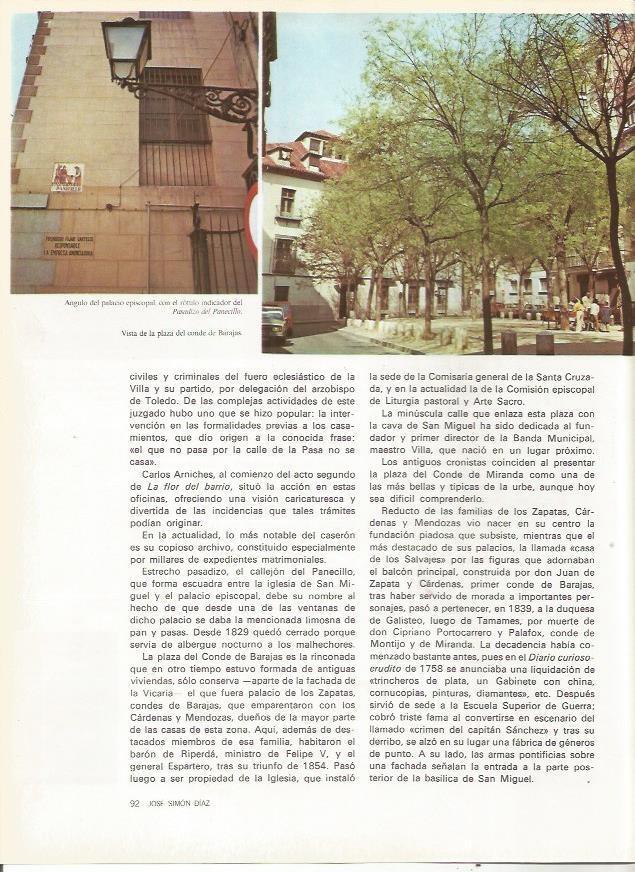 LAMINA 20006: Plaza del Conde de Barajas