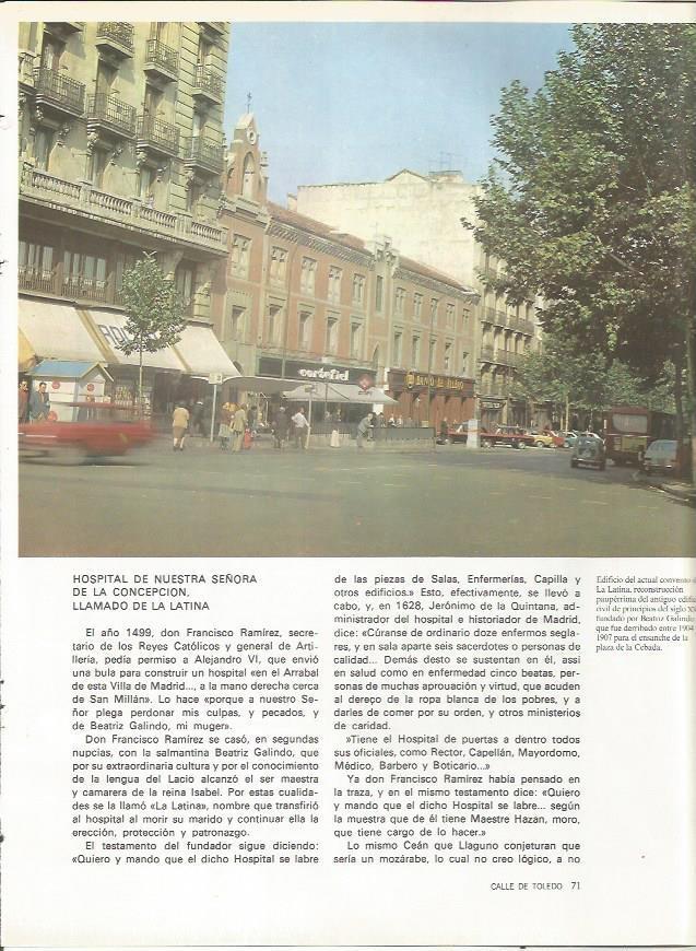 LAMINA 19998: Actual Convento de La Latina
