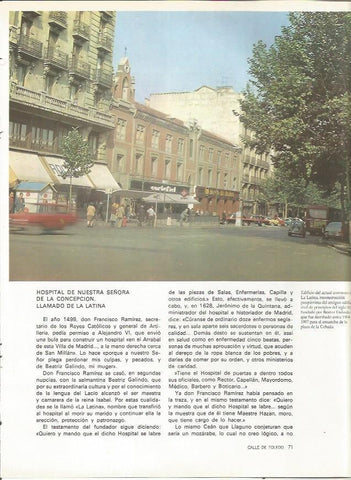 LAMINA 19998: Actual Convento de La Latina