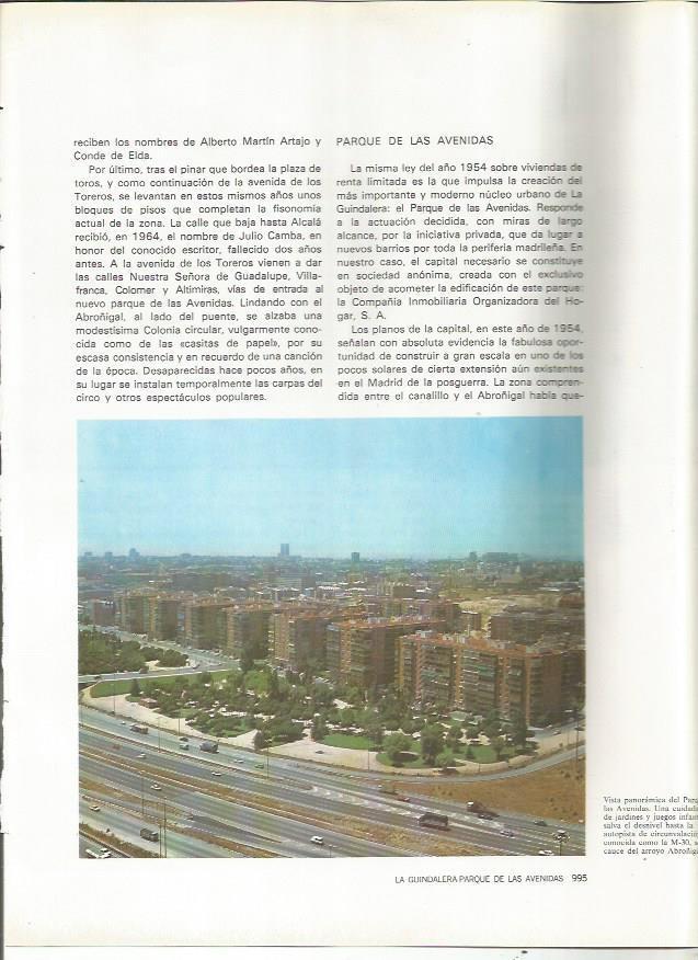 LAMINA 20151: Panoramica del Parque de las Avenidas