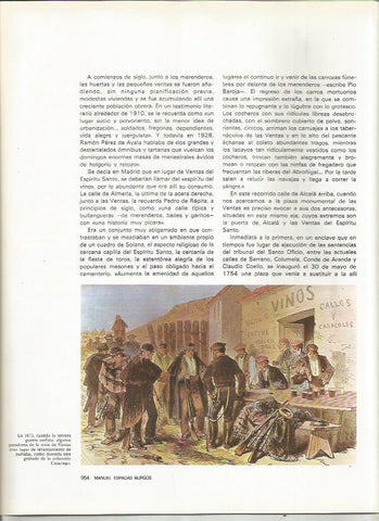 LAMINA 20140: Paradores de las Ventas en 1873
