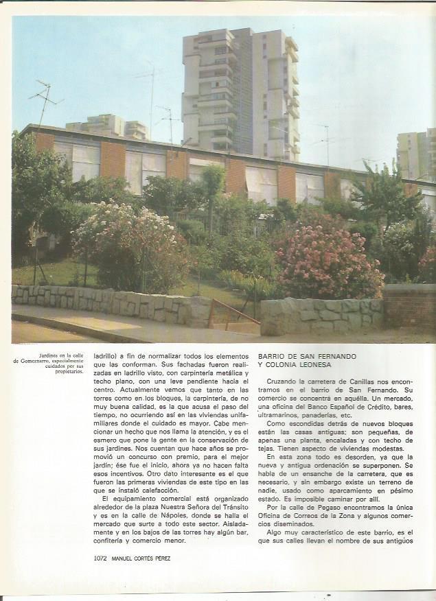 LAMINA 20181: Jardines en la calle de Gomeznarro