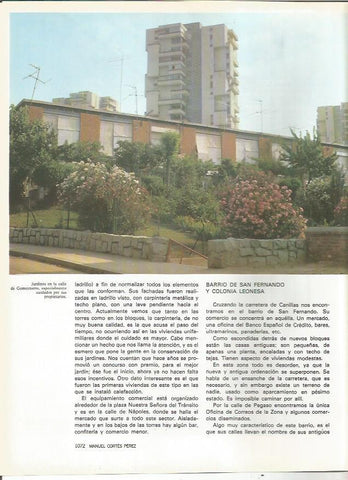 LAMINA 20181: Jardines en la calle de Gomeznarro