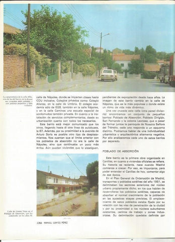 LAMINA 20179: Calle Alba y calle de Fresno Viejo