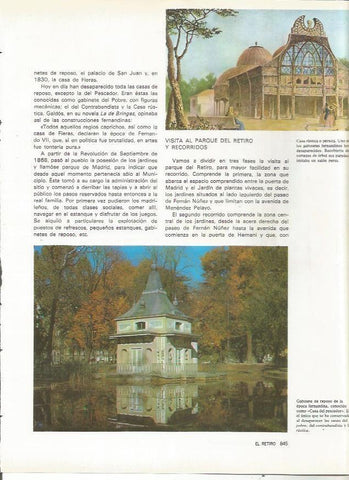 LAMINA 20099: Casa del Pescador en el Retiro