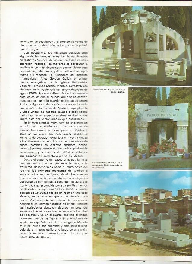 LAMINA 20133: Mausoleos de Pi i Margall y de Pablo Iglesias
