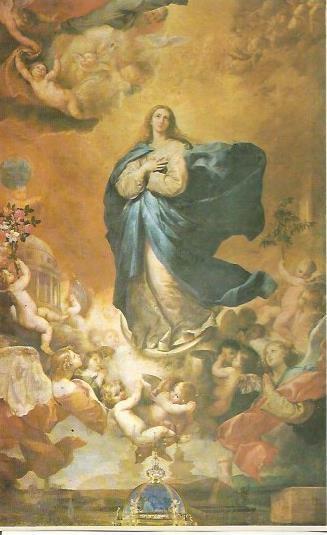 LAMINA 20532: La Inmaculada Concepcion, del retablo mayor del Convento de las Agustinas