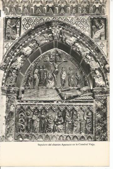 LAMINA 20537: Sepulcro del chnatre Aparicio en la Catedrla Vieja