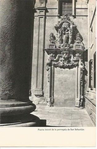 LAMINA 20544: Puerta lateral de la parroquia de San Sebastian