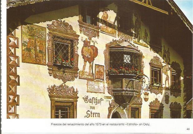 LAMINA 20581: Restaurante Estrella en Oetz, Austria