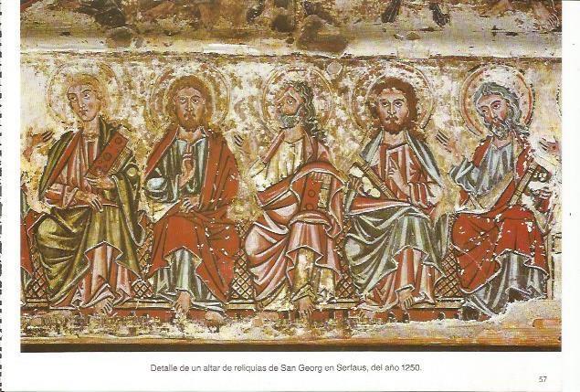 LAMINA 20585: Detalla del altar de San Georg en Serfaus, Austria