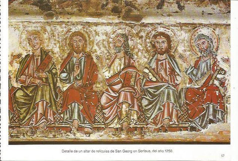 LAMINA 20585: Detalla del altar de San Georg en Serfaus, Austria