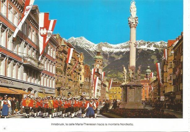 LAMINA 20560: Calle Maria Theresien de Innsbruck