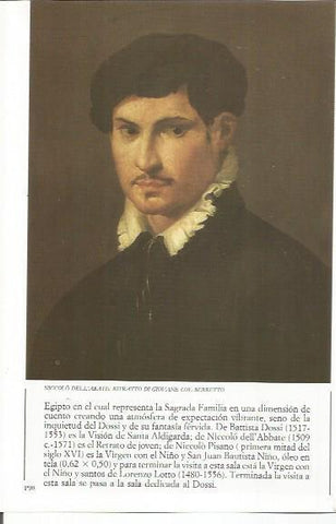 LAMINA 20468: Retrato de Giovanne Berreto, por Niccolo dell'Abate