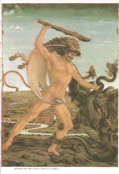LAMINA 20445: Hercules y la Hidra, por Antonio del Pollaiolo