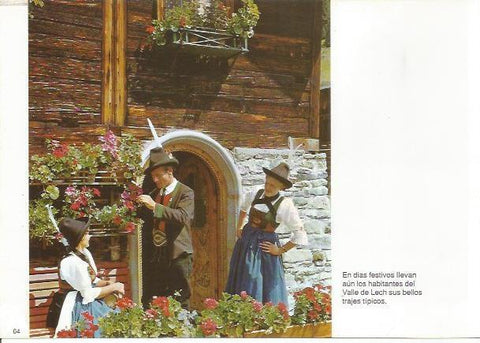 LAMINA 20588: Trajes tipicos del valle de Lech, Austria