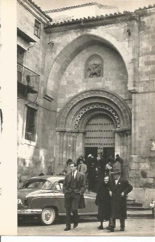 LAMINA 20498: Puerta romanica de la parroquia de San Martin