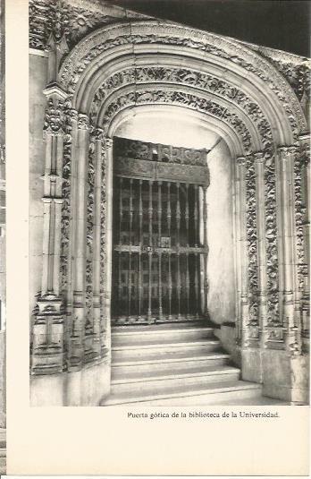 LAMINA 20506: Puerta gotica de la Universidad de Salamanca
