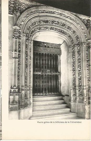 LAMINA 20506: Puerta gotica de la Universidad de Salamanca