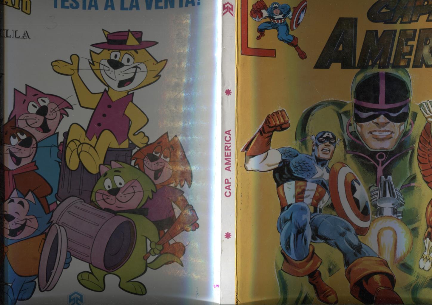 Surco: Capitan America retapado 1 al 5 (numerado 3 en trasera)