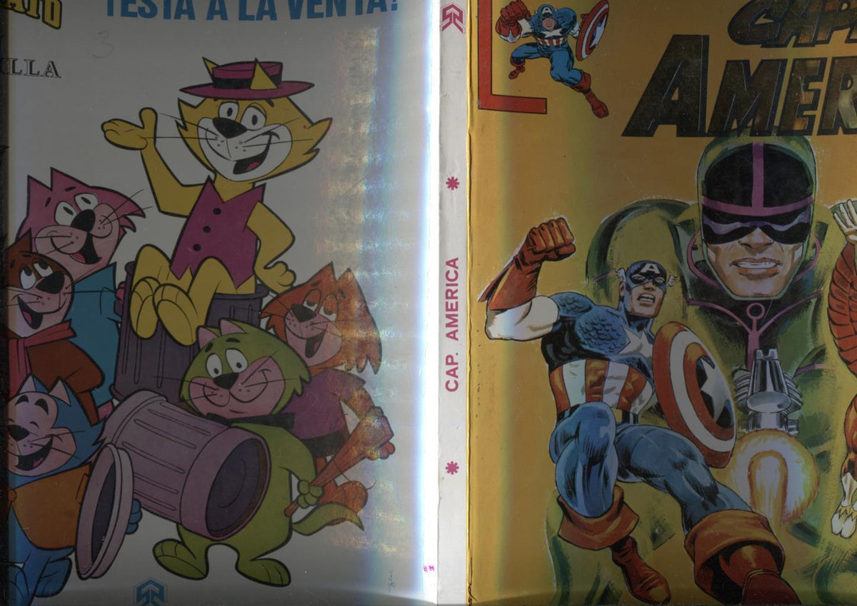 Surco: Capitan America retapado 1 al 5 (numerado 3 en trasera)