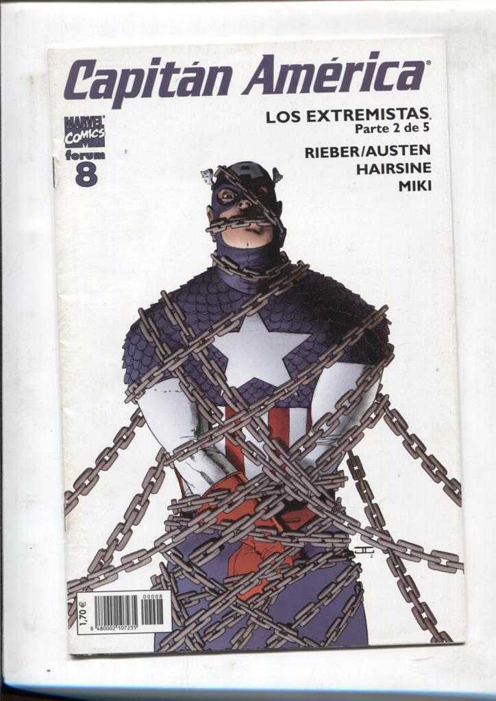 Capitan America volumen cinco numero 08: Los extremistas, parte 2