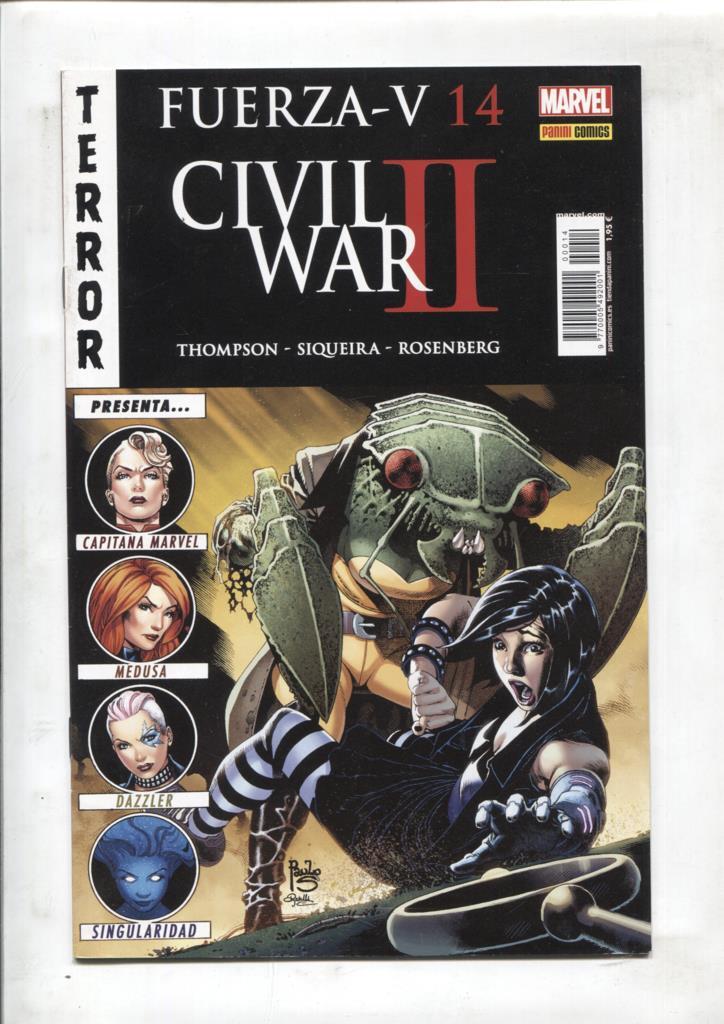 Panini: Fuerza V numero 14: Civil War II, 2ª parte