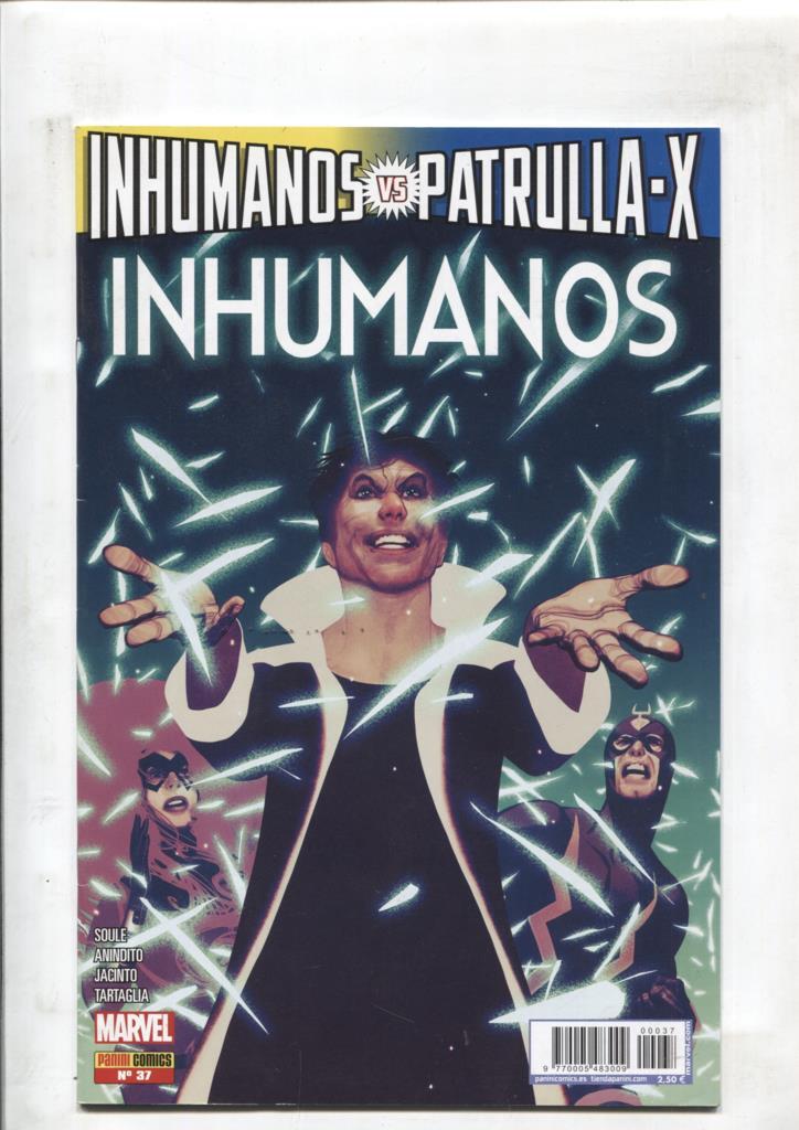 Panini: Inhumanos mensual numero 37: Contra la patrulla X