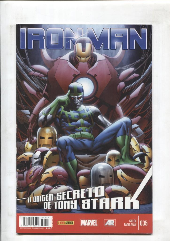 Panini: Iron Man mensual numero 35: El origen secreto de Tony Stark