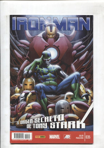 Panini: Iron Man mensual numero 35: El origen secreto de Tony Stark