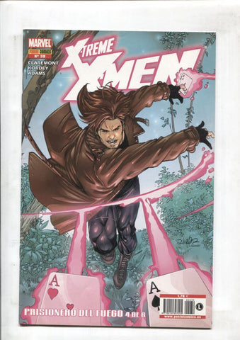 Panini: X treme - X men mensual numero 39: prisionero del fuego, 4ª parte