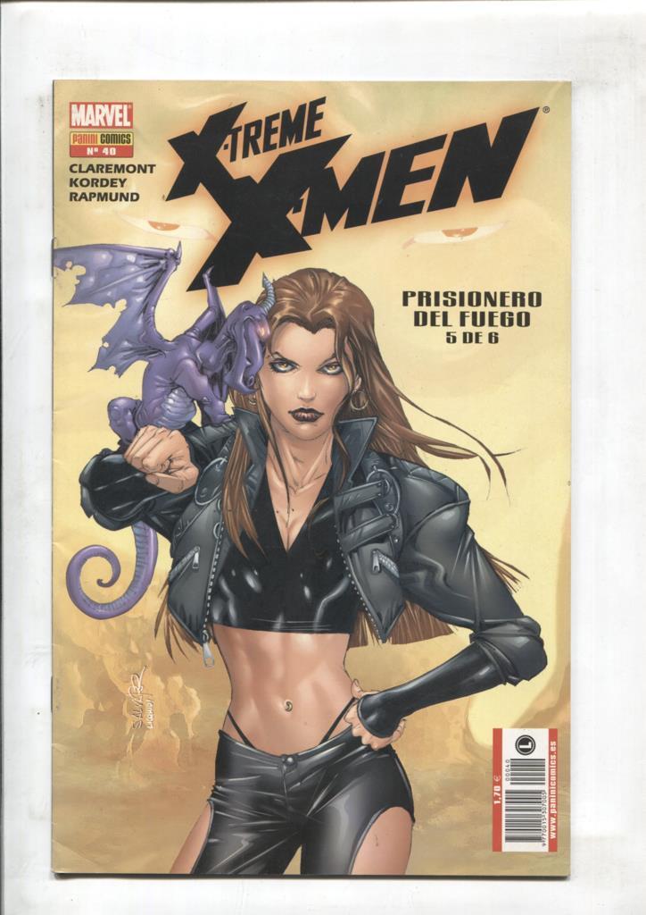 Panini: X treme - X men mensual numero 40: prisionero del fuego, 5ª parte