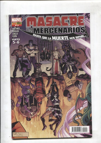 Panini: Masacre y los Mercenarios mensual numero 09: Hasta que la muerte nos separe